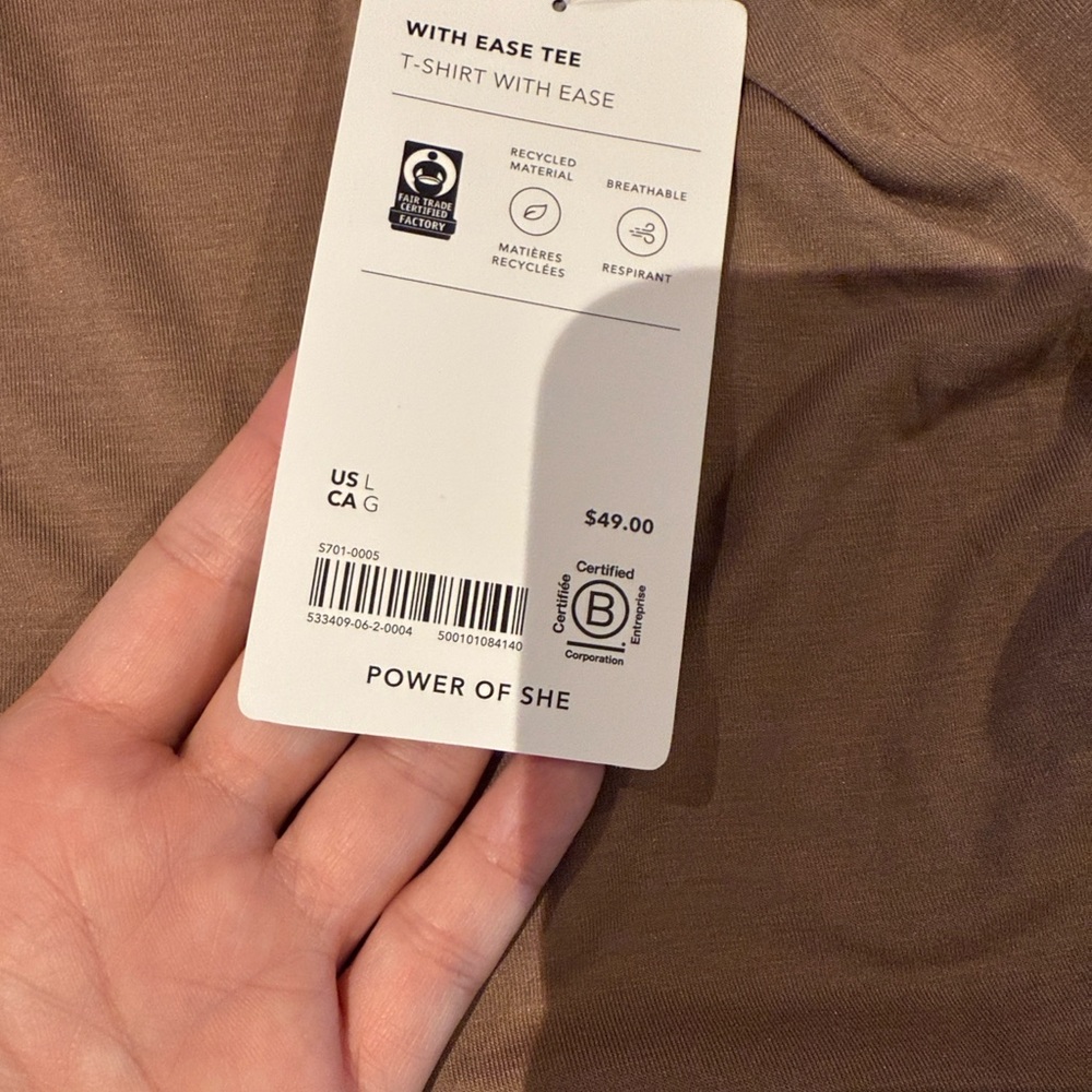 Athleta With ease tee